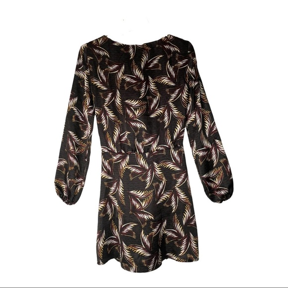 ALC Freja Silk Dress Palm Print Celebrity Worn Style Size 0 - Picture 4 of 8